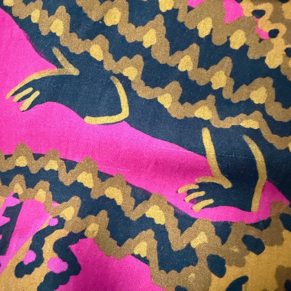 Farm Rio Pink Croco Midi Skirt - Picture 13 of 13